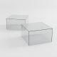 ES-C-02 akrylkub, transparent eller vit